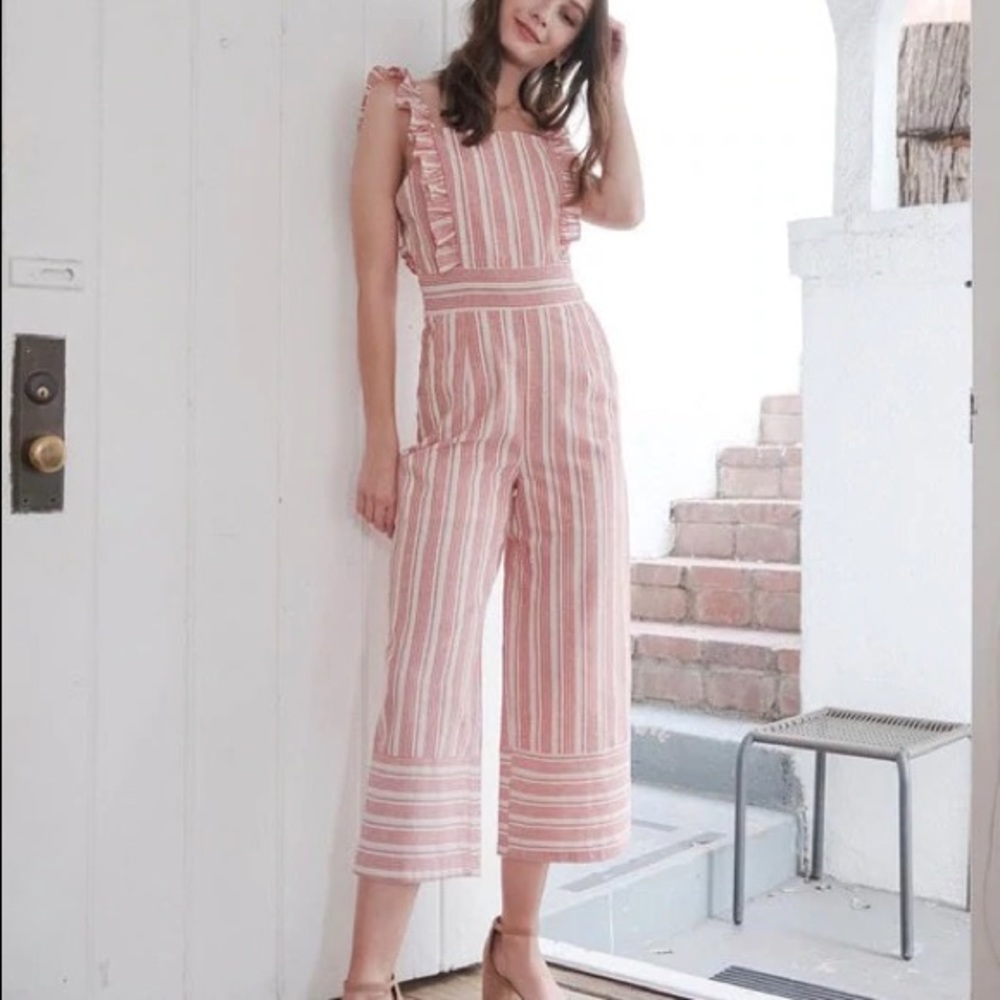 Stripe jumpsuit